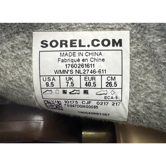 Ladies Sorel Cozy Short Waterproof Booties 40.5/9.5 Red Suede Pull On Boots - Picture 3 of 8